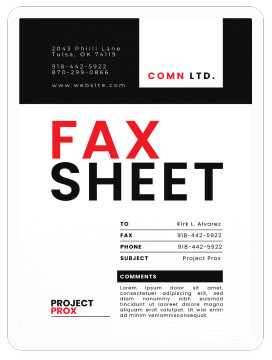 AI Fax Sheets Generator